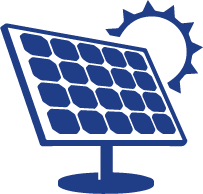 Páneles solares de generación de energía